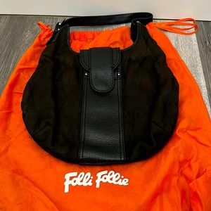 Beautiful like-new black Folie Folie purse